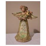 Woodland Angel Figurine with Birds Ñ Nature Inspired Dcor