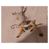 Large Mixed Christmas Village People, Trees, Reindeer & Figurines Lot