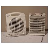 Lot of 2 Personal Electric Space Heaters Ð Comfort Zone + Holmes