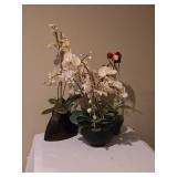Set of Orchid Botanical Faux Floral Arrangements (3)