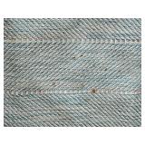 Light Blue Outdoor Twine Area Rug 115"x92"