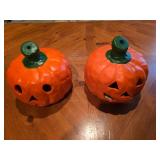 Large Mixed Halloween Decor Lot Ð Pumpkins / Witch / Figurines