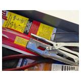 20" Tool Box with Tool Tray and Hand Tools, Hardware