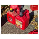 Lot of (2) 2Gal.8oz. Plastic Gasoline Can