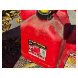 Lot of (2) 2Gal.8oz. Plastic Gasoline Can