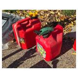 Lot of (2) 2Gal.8oz. Plastic Gasoline Can