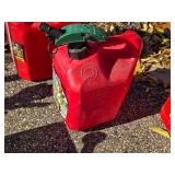 Lot of (2) 2Gal.8oz. Plastic Gasoline Can