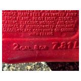 Lot of (2) 2Gal.8oz. Plastic Gasoline Can