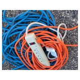 (2) Extension Cords and (1) Multi-Plug Outlet
