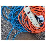 (2) Extension Cords and (1) Multi-Plug Outlet
