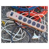 (3) Extension Cords and (1) Multi-Plug Outlet