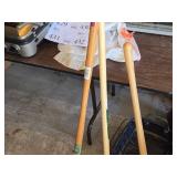 (2) Garden Hoes and (1) Lawn Dethatcher