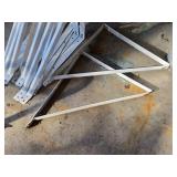 Lot of (9) Shelf Bracket Arms