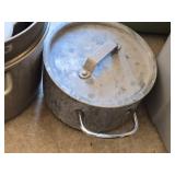 (3) Cooking Pots, (1) Strainer, (1) Measuring Sifter