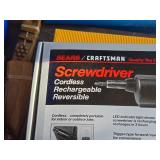Craftsman® Cordless Screwdriver | Cordless Rechargeable Reversible (in original packaging)