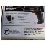 Craftsman® Cordless Screwdriver | Cordless Rechargeable Reversible (in original packaging)