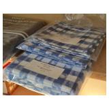 Cat Chequer Tablecloth and (4) Napkins