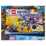 Lot of (3 Bins) Various LEGO Sets - Police Station, Mech Dragon, Bi-Plane, Skylanders Giants Thumpback and Pop Fizz, Coast Guard Patrol and more