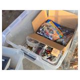 Lot of (3 Bins) Various LEGO Sets - Police Station, Mech Dragon, Bi-Plane, Skylanders Giants Thumpback and Pop Fizz, Coast Guard Patrol and more