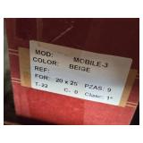 Lot of (24) Grespania Ceramic Tile 1/4" x 10" x 8"