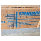 Lot of (1 Box) 12-sq.ft. Monarch Ceramic Tile 1/4" x 4 1/4" x 4 1/4"