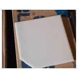 Lot of (1 Box) 12-sq.ft. Monarch Ceramic Tile 1/4" x 4 1/4" x 4 1/4" (New)