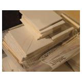 Lot of (3 Plastic Bins) Ceramic Tile 1/4" x 4 1/4" x 4 1/4"