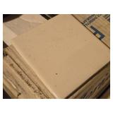Lot of (1 Partial + 1 Full Box) Ceramic Tile 1/4" x 4 1/4" x 4 1/4"