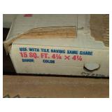 Lot of (2/3 Box) Wenczel Ceramic Tile 1/4" x 4 1/4" x 4 1/4"