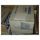 Lot of (1 Mostly full + 1 Full Box) Ceramic Tile 1/4" x 4 1/4" x 4 1/4"