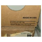 Lot of (3 Boxes) Ceramic Tile 1/4" x 4 1/4" x 4 1/4"