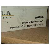 Lot of (2 Boxes) Ceramic Tile 1/4" x 4" x 4" 84-count ( 168 total items )