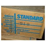 Lot of (2 Boxes) Ceramic Tile 1/4" x 4 1/4" x 4 1/4"