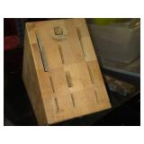 Wood Knife Block