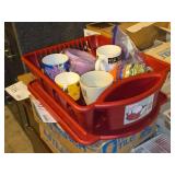 Sterilite Dish Strainer with Mugs, Cups and Dishes