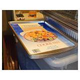(5) Baking Sheets 9.2"x13.2", (8) Roaster Pan Aluminum Insert 20"x13"x3", (10) Roaster Pan Aluminum Insert 12-1/2"x10"x3"