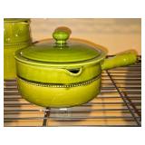 (2) 8 1/2" Plates, (1) Serving Pitcher 5-1/2",  (1) Serving Pitcher 4",  (1) Serving Pitcher 7"