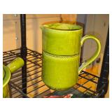 (2) 8 1/2" Plates, (1) Serving Pitcher 5-1/2",  (1) Serving Pitcher 4",  (1) Serving Pitcher 7"
