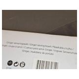 11" Glass Bowl, Ginger Bread Man Serving Dish