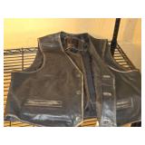 Winlit Leather Vest Size Large