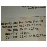 Lot of (1 Box) 23.4-sq.ft. Bamboo Flooring 24-count ( 24 total items )