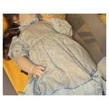 fix size Collectible Doll with Bin of Doll Clothes