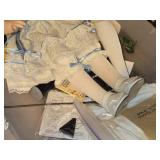 fix size Collectible Doll with Bin of Doll Clothes