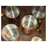 Lot of (4) Copper Mugs