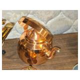 Lot of (2) 4-1/2" Copper Tea Pots
