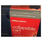 Office Depot Collapsible Cart with Lid (New)