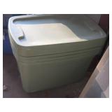 Lot of (4) Cornerstone Plastic Storage Bins with Lids 25" x 17" x 15"