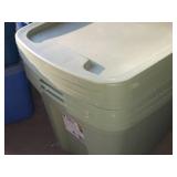 Lot of (4) Cornerstone Plastic Storage Bins with Lids 25" x 17" x 15"