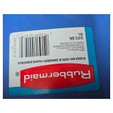 Lot of (5) Rubbermaid Plastic Storage Bins with Lids 24" x 15" x 12"