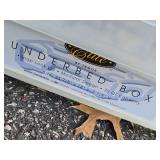 Lot of (3) Plastic Underbed Storage Bins with Lids 24" x 19" x 5"